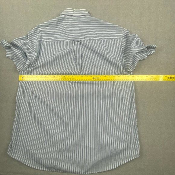 Arnold Palmer Shirt Mens Large Short Sleeve Stripe Button Down Collar Casual - Picture 8 of 12